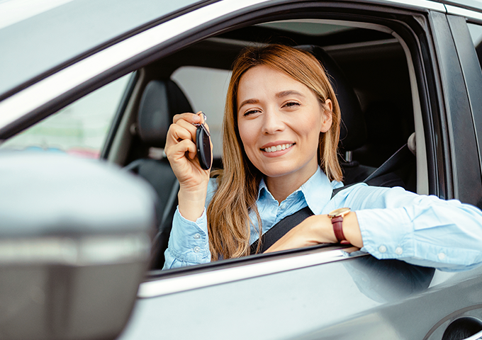 Banner highlighting on-the-spot loan approval and no hidden fees during the Mega Car Sale Event.