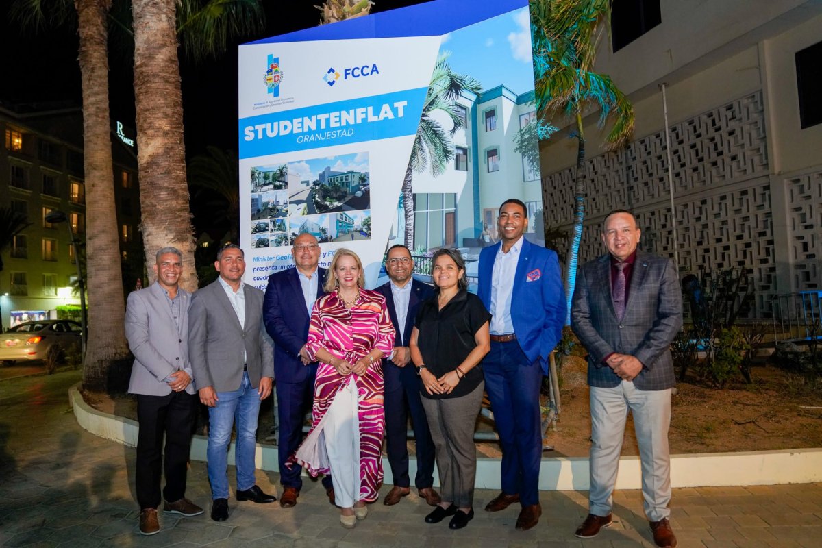 Student housing project in Oranjestad's Main Street revitalization initiative