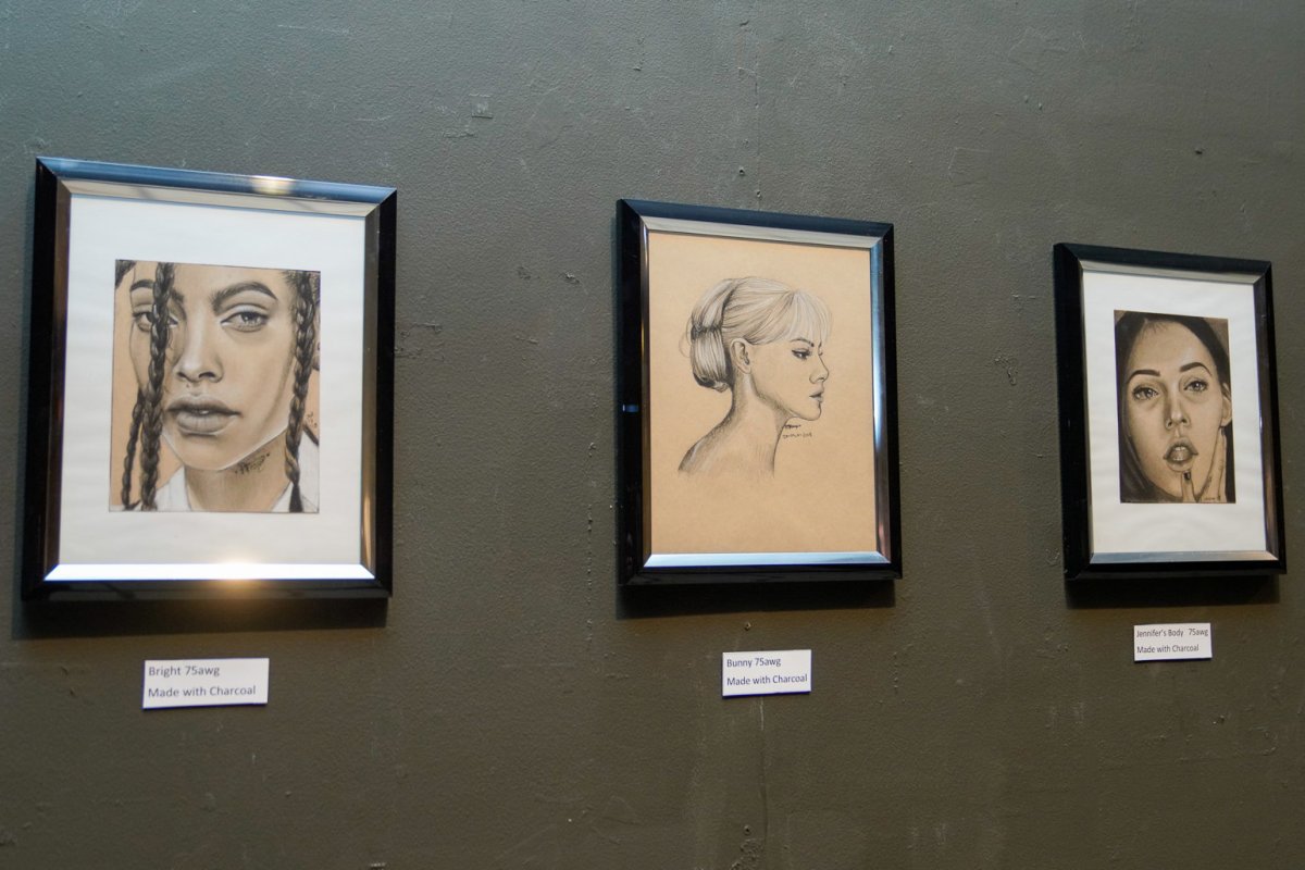 Pernile Tromp showcasing her art at the Revival exhibition Cas di Cultura - Aruba News