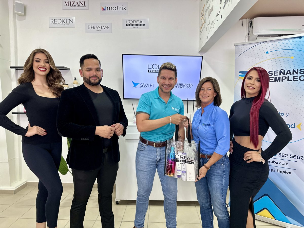 Swift Distribution Aruba launches hairdressing course - Aruba news