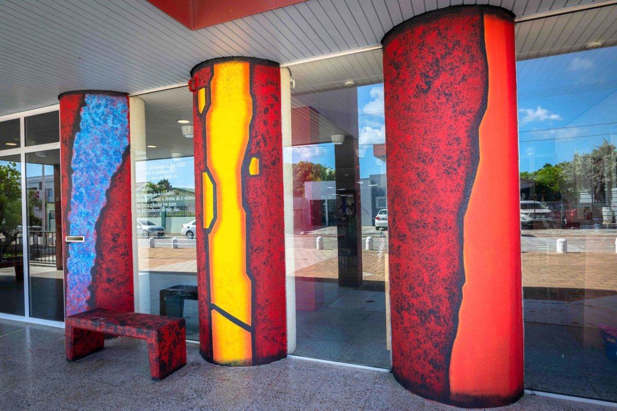 colorful tropical design