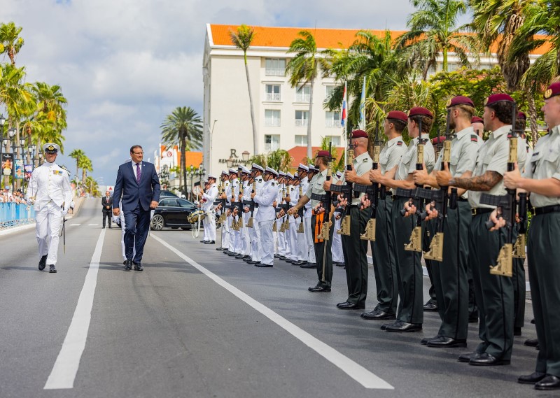Governor Alfonso Boekhoudt delivering his 2024-2025 parliamentary address in Aruba