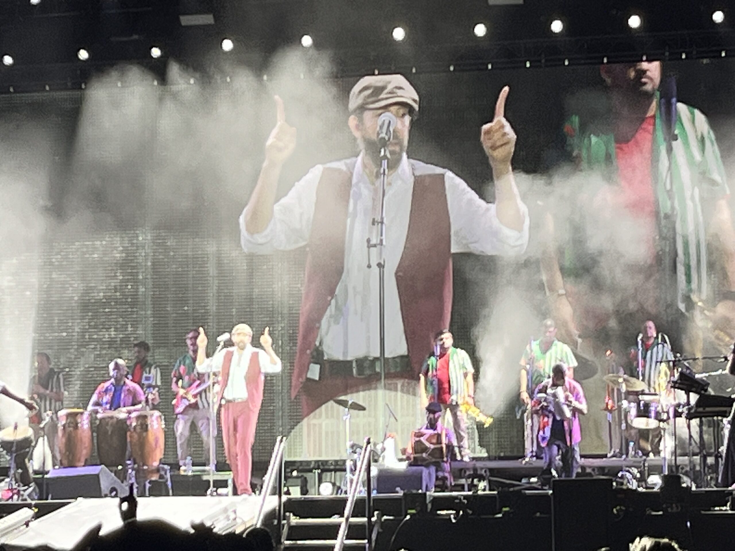 Juan Luis Guerra captivating the audience with his Caribbean rhythms at the Noord Sea Jazz Festival Caribbean musical experience