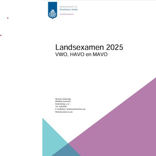 Students preparing for National Exam registration in Aruba