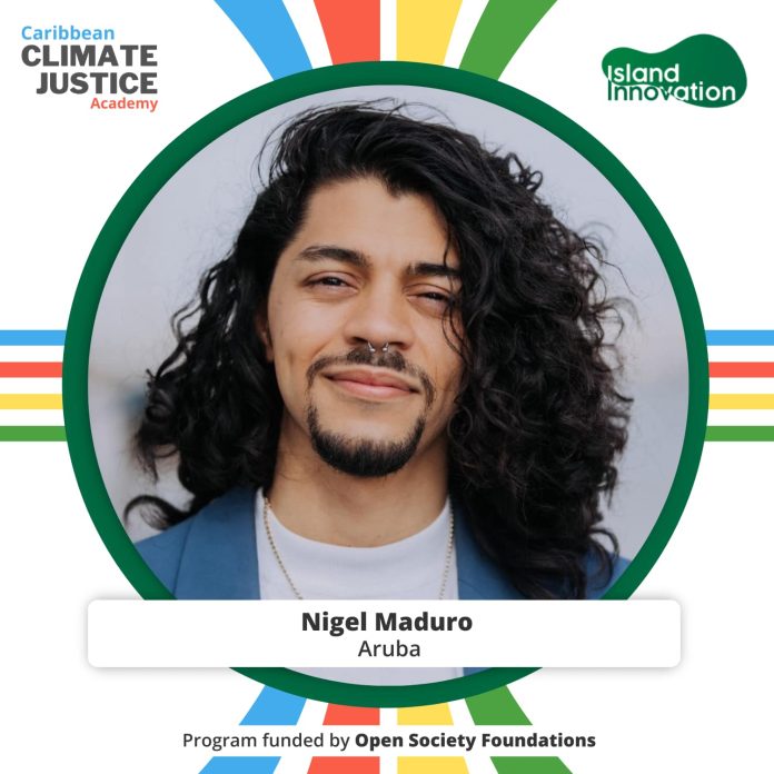Nigel Maduro representing Aruba at COP29 United Nations Climate Change Conference
