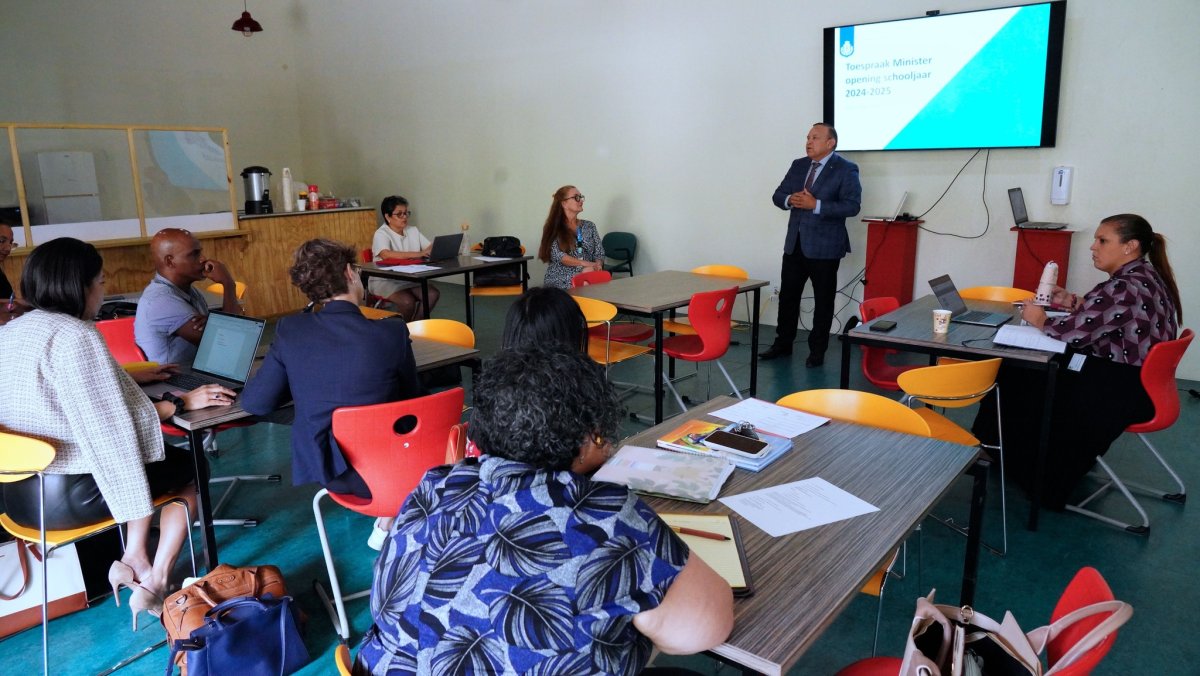 Teachers participating in professional development programs in Aruba
