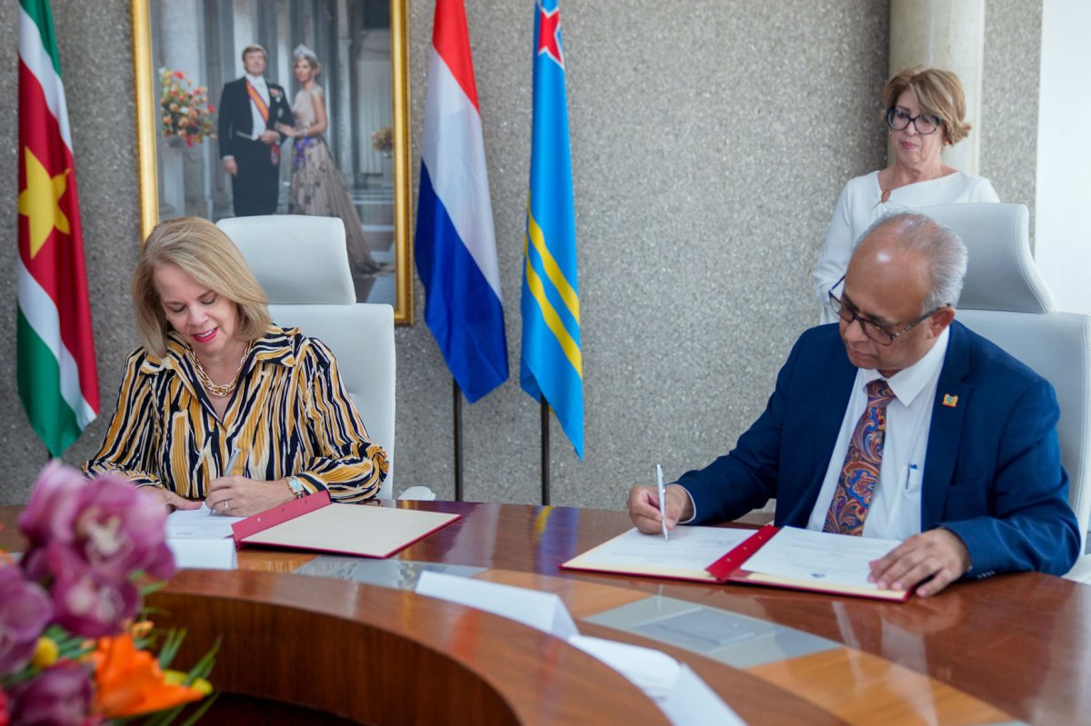 Aruba Suriname MoU Signing Ceremony