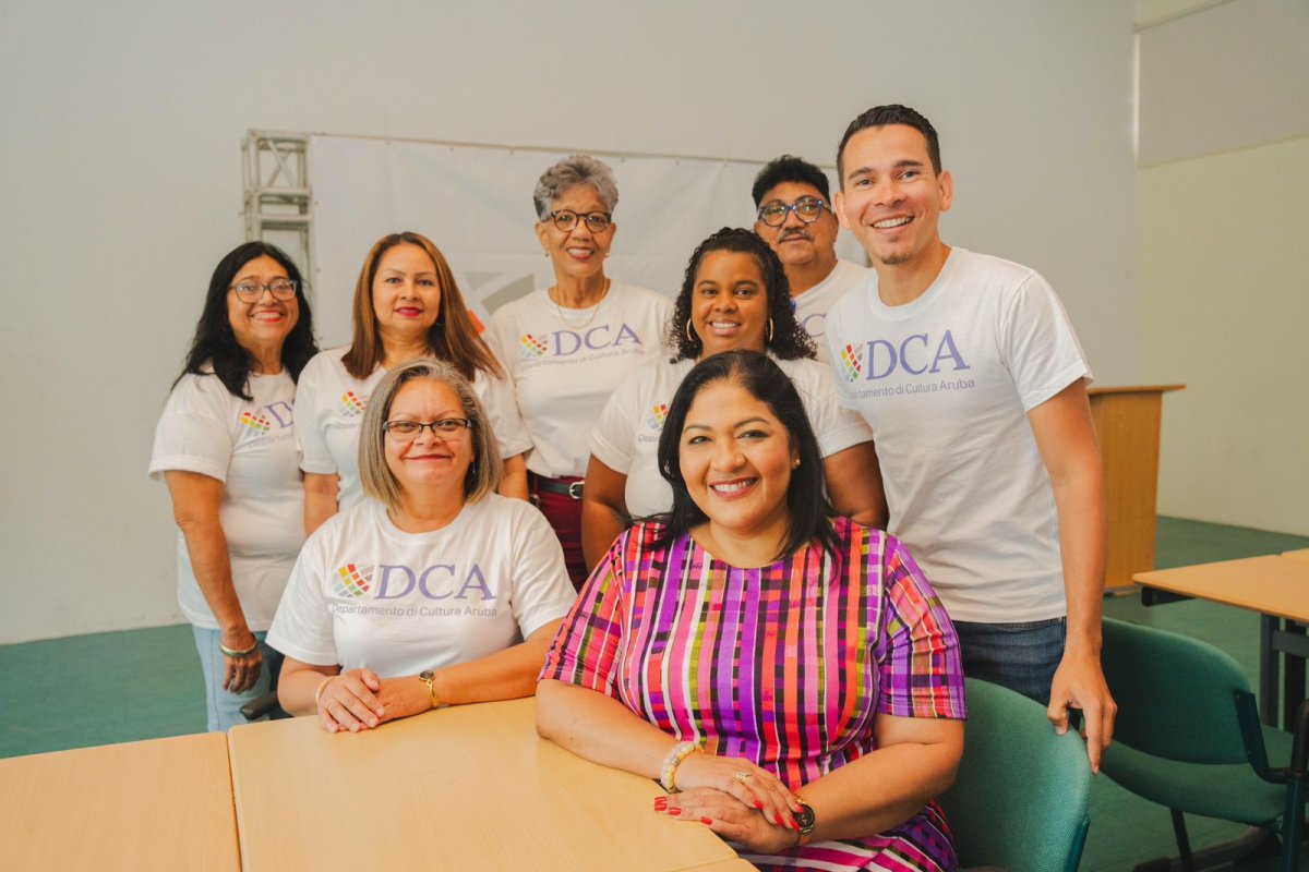 celebration with team