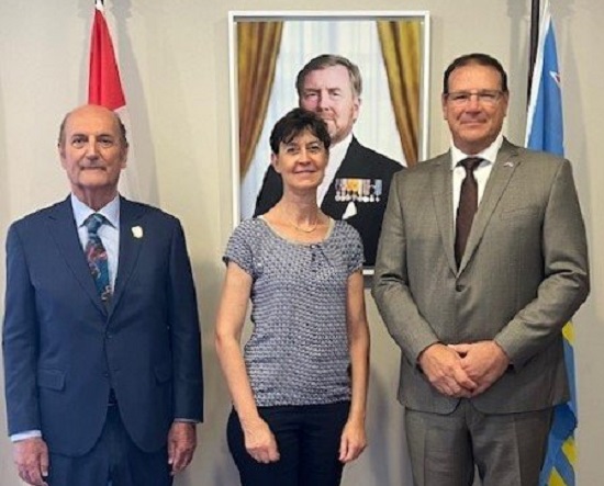 Governor of Aruba Alfonso Boekhoudt