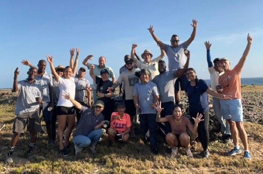 Manchebo Beach Clean-Up Team