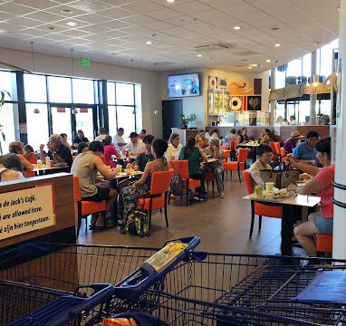 Super Food Plaza seating area