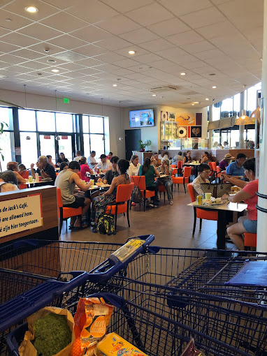 Super Food Plaza seating area