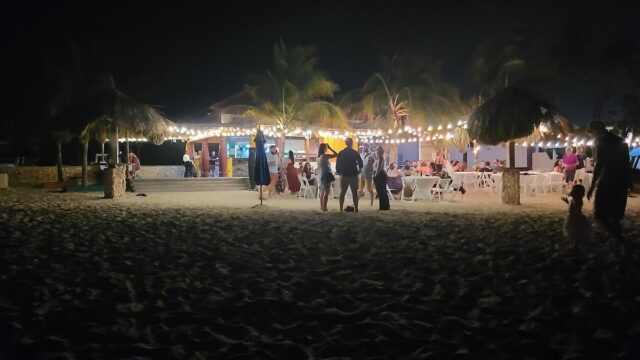 Arashi Beach Shack night view