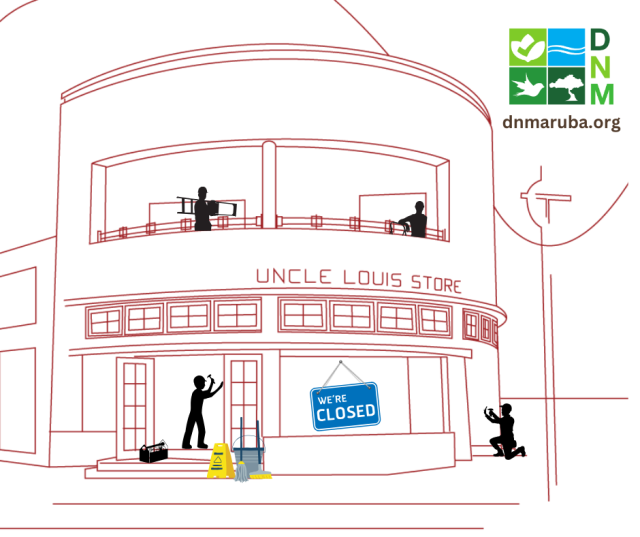 Department of Nature and Environment building during annual closure for maintenance