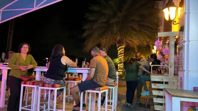 Marhaba Lebanese Cuisine night view