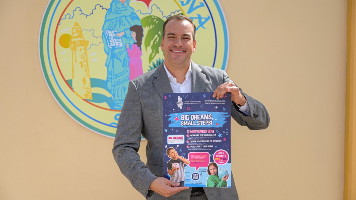 Small Steps poster to students