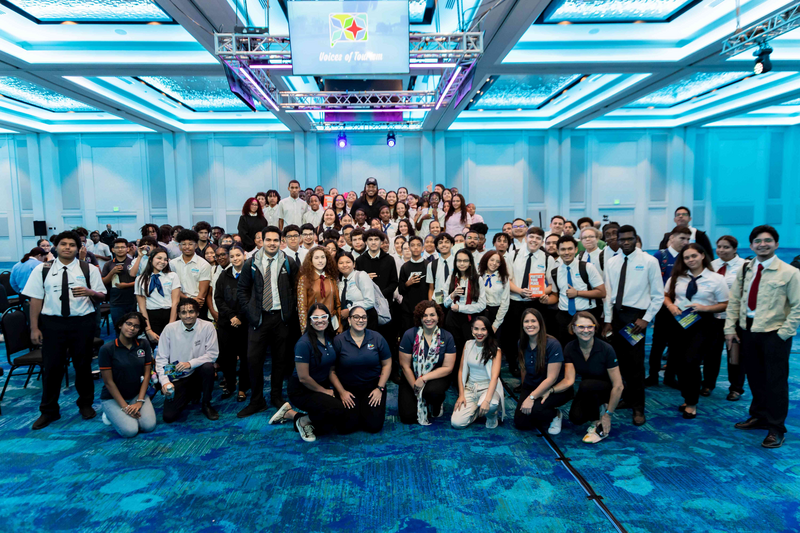 Aruba students engage at the second edition of A.T.A.’s Voices of Tourism conference.