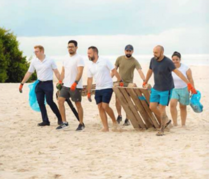 Aruba environmental beach cleanup