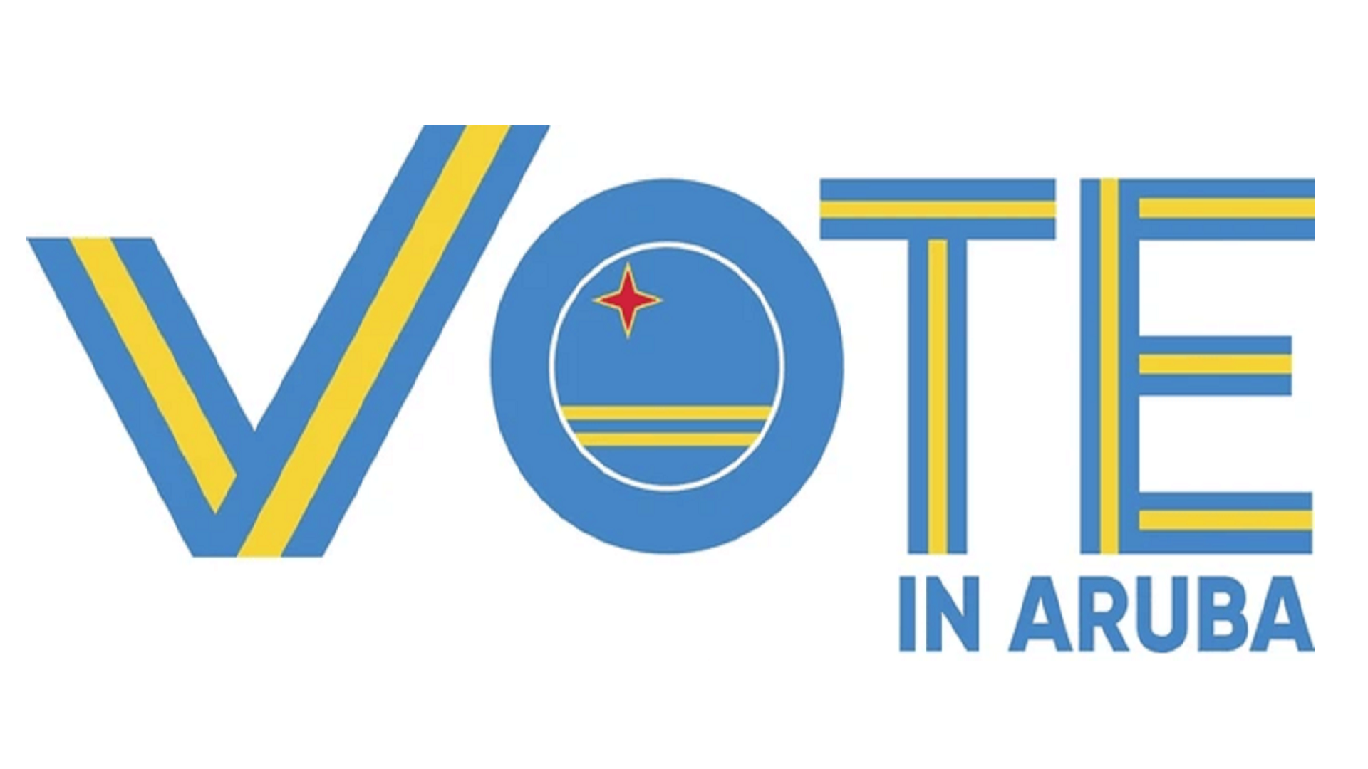 Election officials counting votes during Aruba’s parliamentary elections