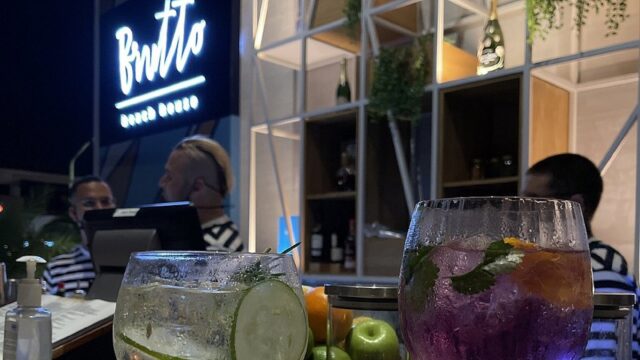 Brutto Beach House cocktails party