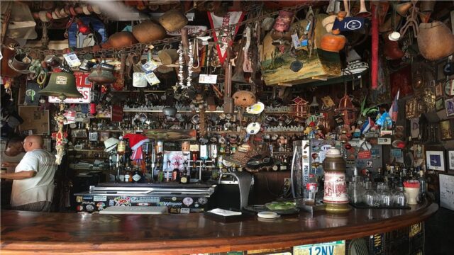 Charlies Bar and Restaurant bar view