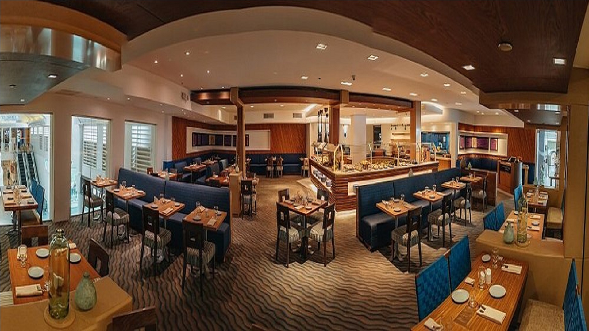 aquarius buffet setup