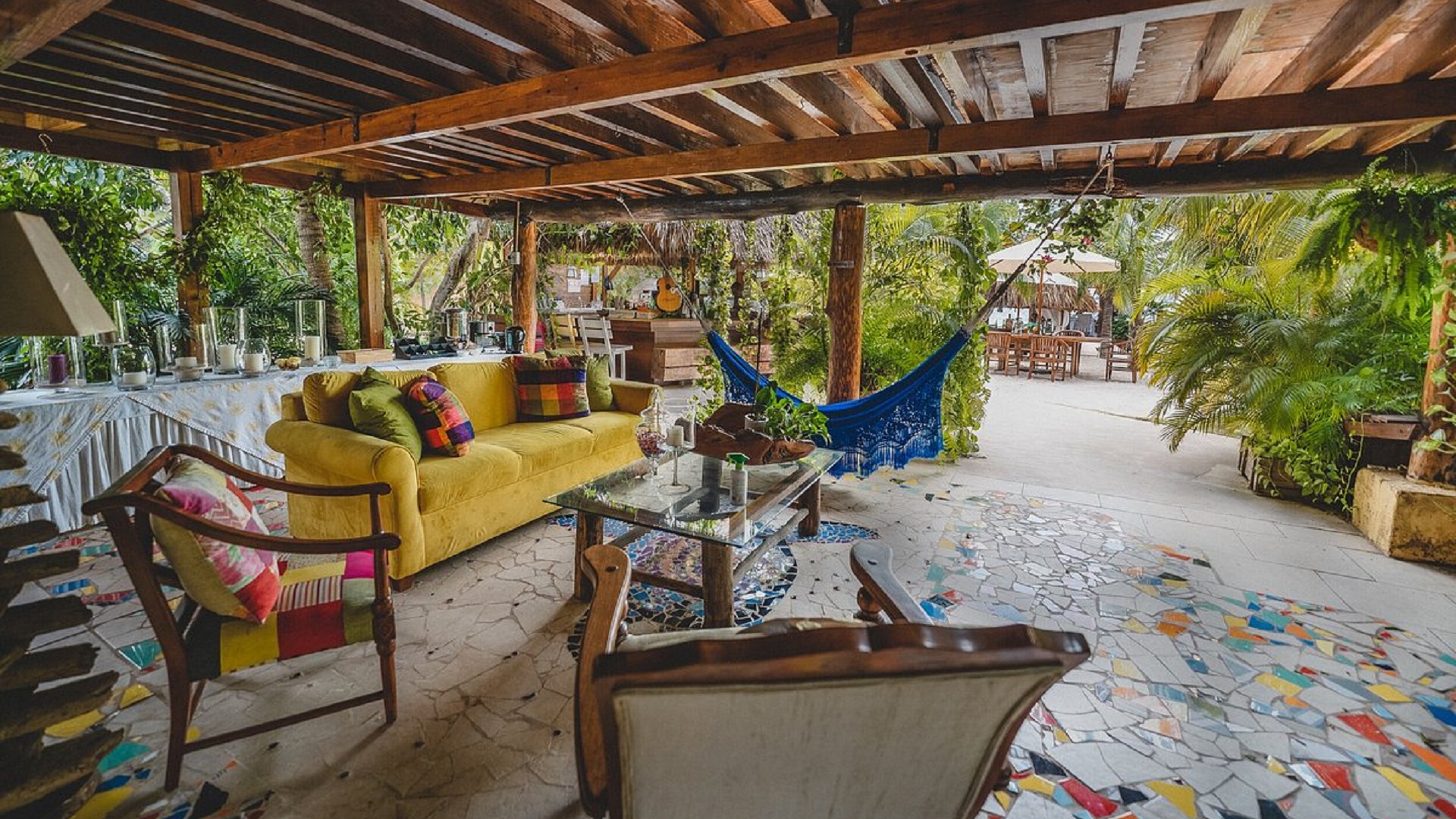 ocean villa garden view