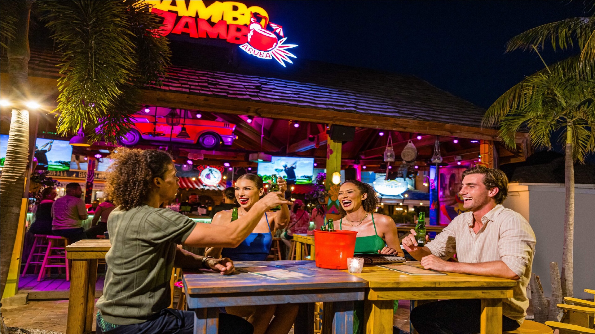 brickell bay beach club night view