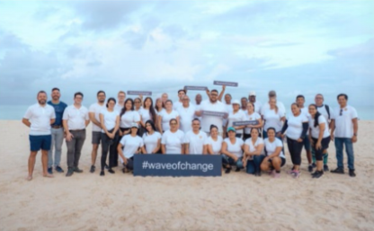JOIA Aruba by Iberostar’s beach cleanup