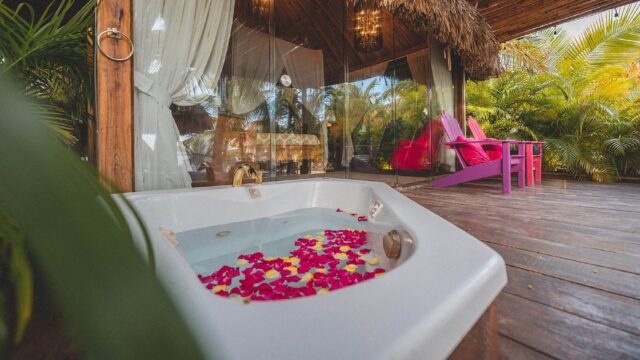 ocean villa bathtub view