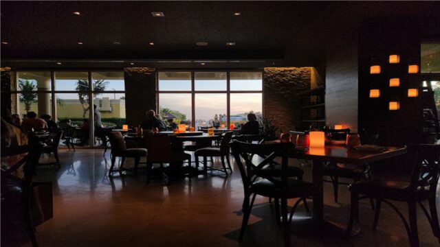 Casa Nonna night dinner view