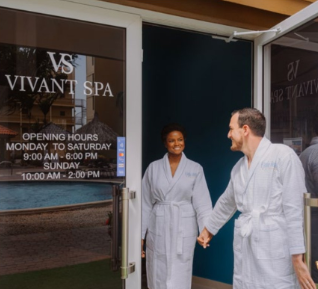 Serene relaxation room at Vivant Spa