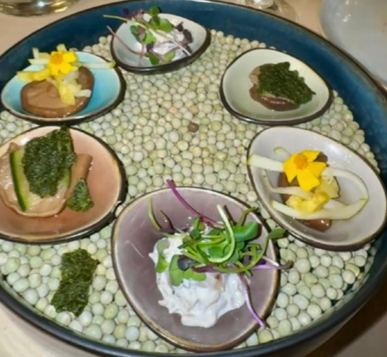 A beautifully decorated dining space at Epiphany’s Kitchen