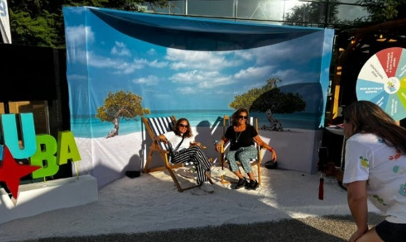 Aruba’s interactive booth at Wikén Film Festival 2025