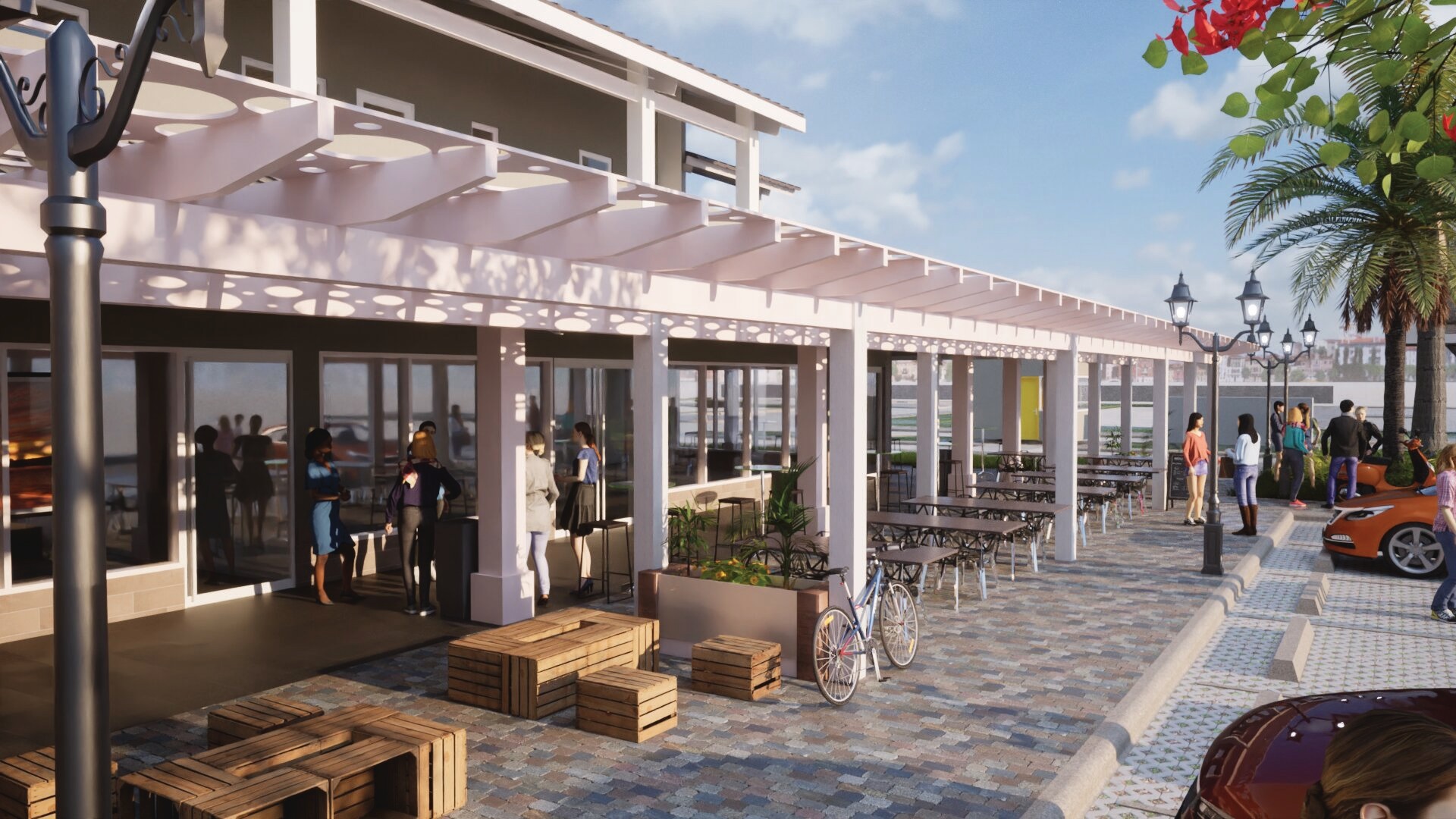 Caribbean Town Commercial Mall Outer view