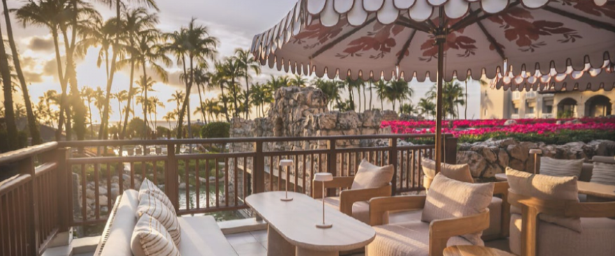 Hyatt Regency Aruba Resort lobby, Aruba beachfront dining, Ruinas del Mar restaurant, Piccolo steakhouse Aruba