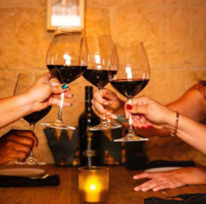 Five-course meal at Que Pasa with wine pairings