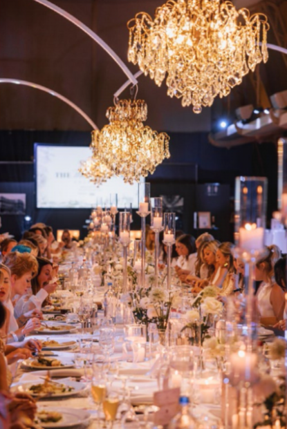 Aruba Tourism at influencer event The White Dinner in Antwerp with Belgian celebrities