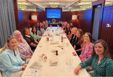 Aruba Convention Bureau with MICE clients during Florida tour event