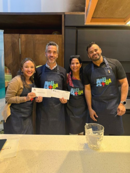 Aruba tourism professionals meeting MICE partners during Buenos Aires activation 2025