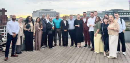 Aruba Tourism Authority UK team networking at Caribbean travel industry event