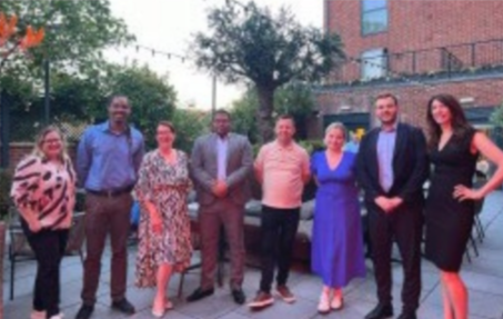 team networking at Caribbean travel