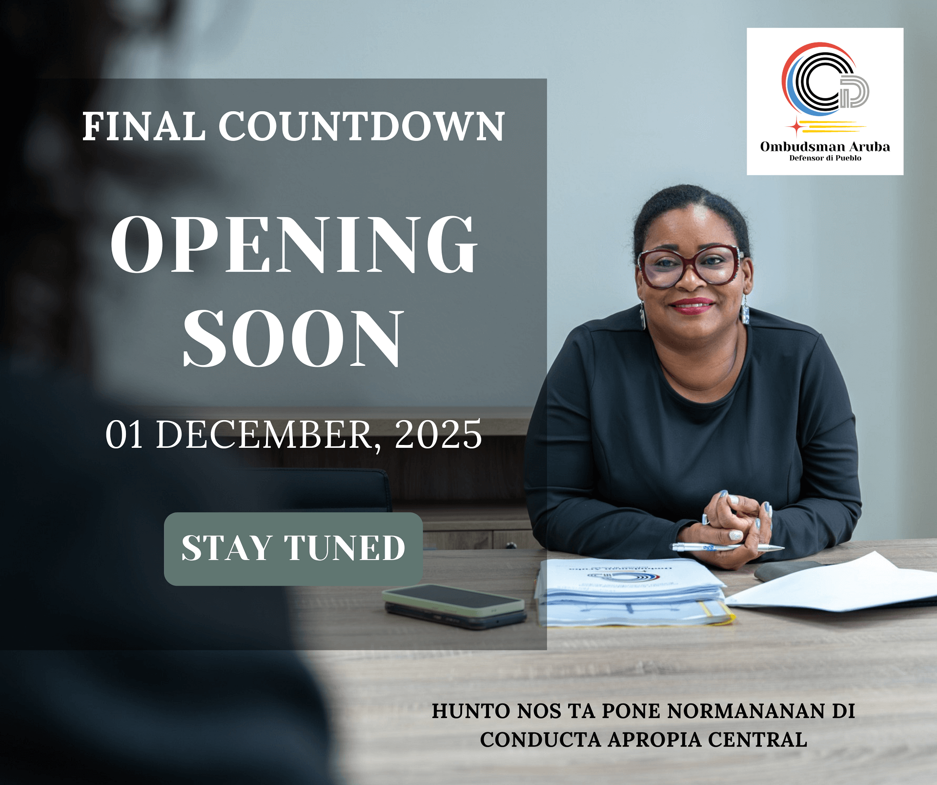 Final Countdown: Bureau Ombudsman Aruba Grand Opening on December 1, 2025