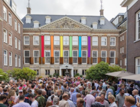 Aruba representatives celebrating Pride event at Sofitel Legend The Grand Amsterdam