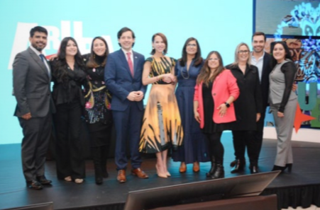 Aruba Tourism Authority team celebrating 10 years in Colombia