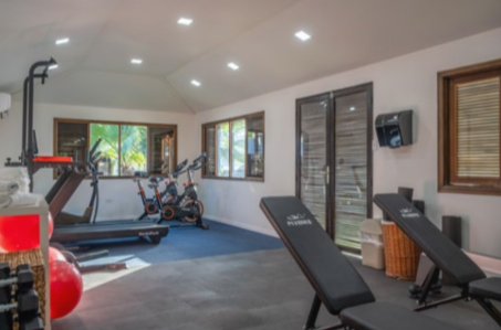 Well-equipped fitness room at TRYP by Wyndham Aruba