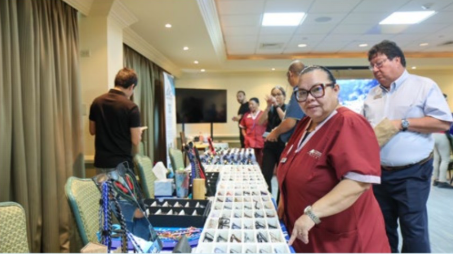 La Cabana Beach Resort Benefit Fair 2025 associates at wellness booth