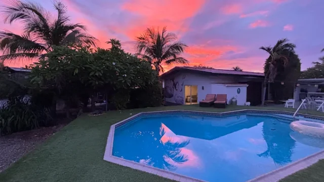 Aloe B&B Aruba Outdoor Seating Area