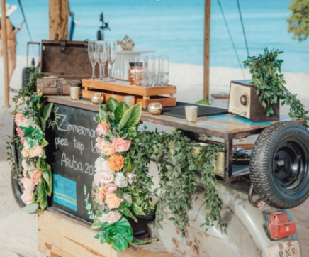 Media group on Baby Beach Off-Road Safari Jeep Tour with De Palm Tours