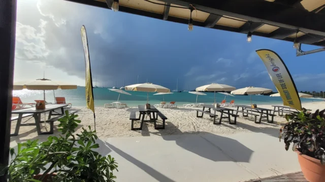 Beach Day at Surfside Beach Bar Aruba